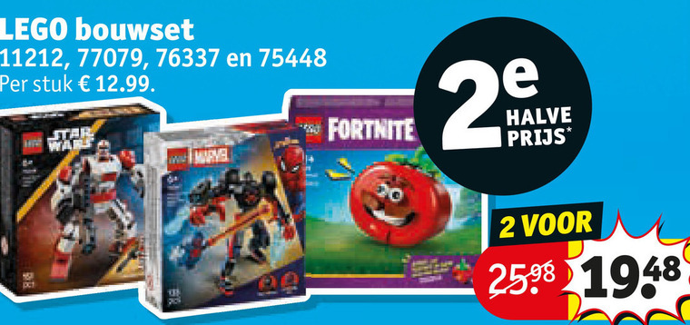 lego 2 1948 bouwset stuk star halve folder aanbieding bij Kruidvat