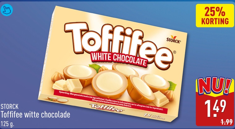 toffifee chocolade 15 25 white chocolate storck les reservoir witte chocolates bus folder aanbieding bij Aldi Toffifee chocolade folder aanbieding bij Aldi - details