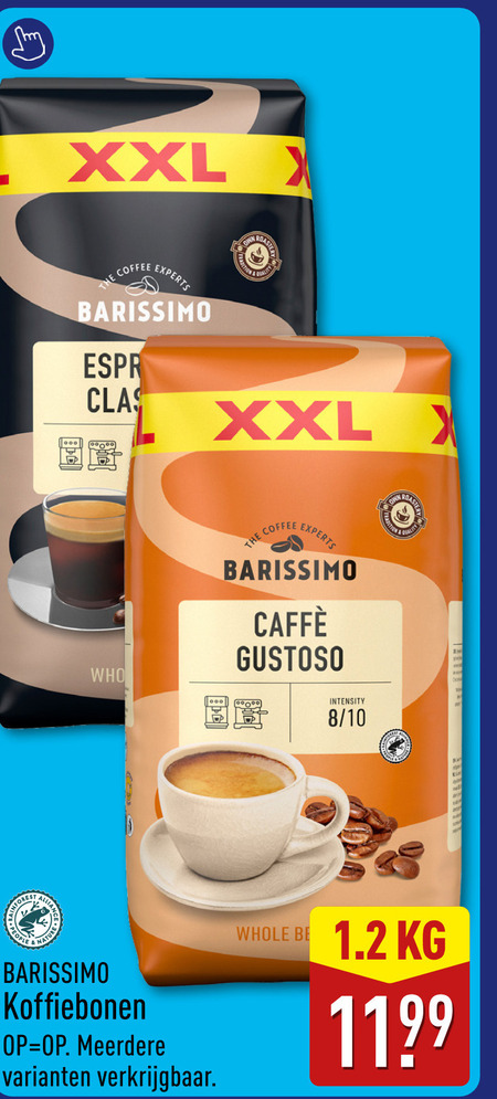 Barissimo   koffiebonen folder aanbieding bij  Aldi - details