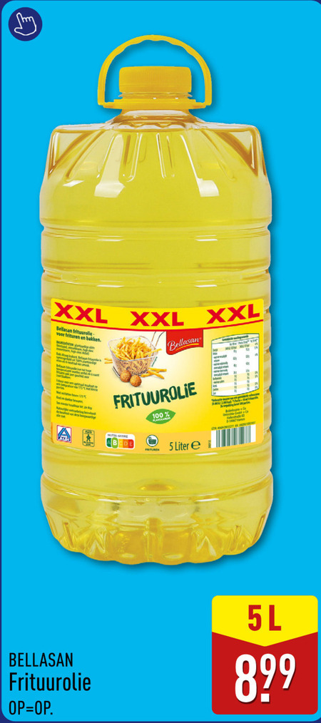 frituurolie 3 5 100 xxl frituren bakken ingredienten alien bakt droog des plantaardige tule optimal temperatuur vin wetten boven koel donker dop www nutri score liter ei co am folder aanbieding bij Aldi