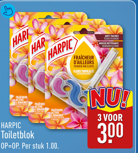 Harpic   toiletblok folder aanbieding bij  Aldi - details