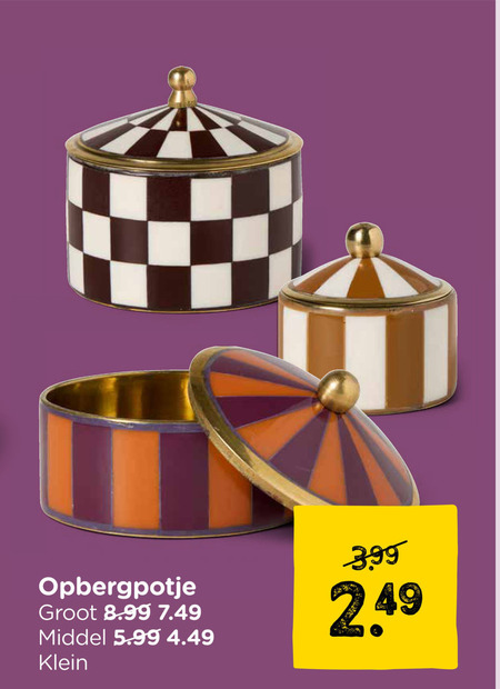 opbergdozen middel 5.99 klein folder aanbieding bij Xenos