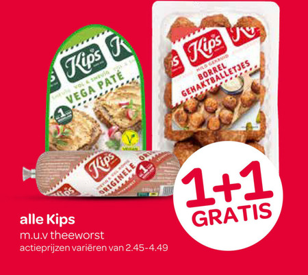 Kips   theeworst, pate folder aanbieding bij  Spar - details