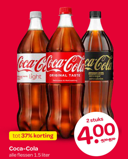 Coca-Cola   cola folder aanbieding bij  Spar - details