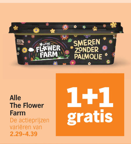 flower farm olie en vetten 1 100 planta smeren palmolive varieeren folder aanbieding bij Albert Heijn Flower Farm olie en vetten folder aanbieding bij Albert Heijn - details