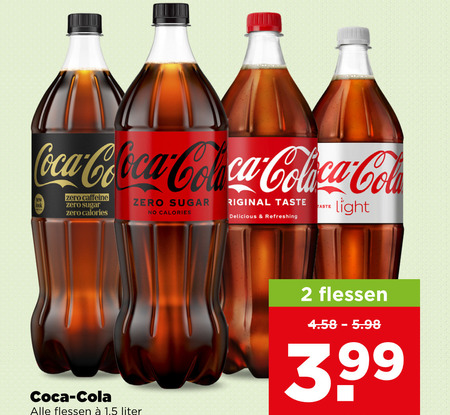 Coca-Cola   cola folder aanbieding bij  Plus - details