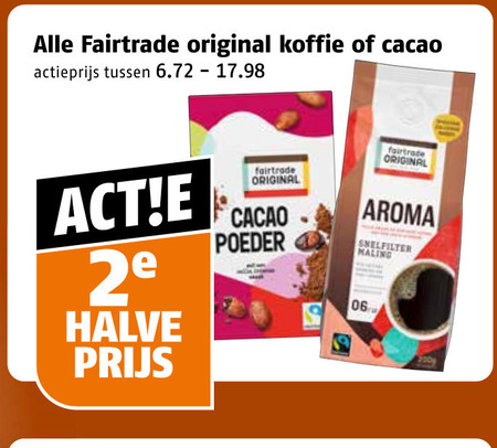 Fair Trade Original   koffie folder aanbieding bij  Poiesz - details