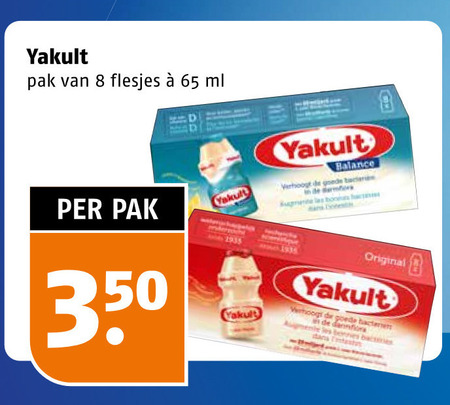 Yakult   drinkyoghurt folder aanbieding bij  Poiesz - details