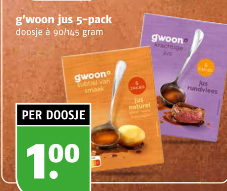 Gwoon   jus folder aanbieding bij  Poiesz - details