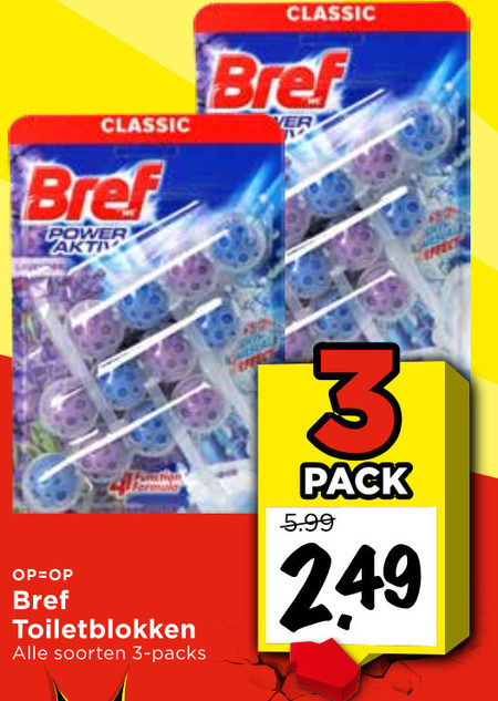 Bref   toiletblok folder aanbieding bij  Vomar - details