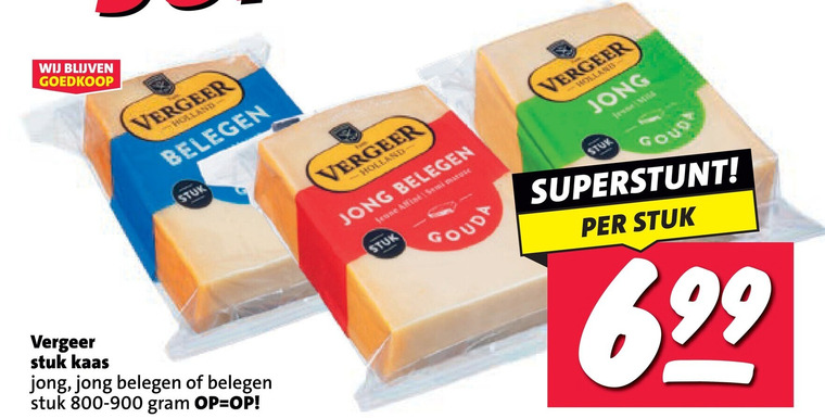 Vergeer   kaas folder aanbieding bij  Nettorama - details