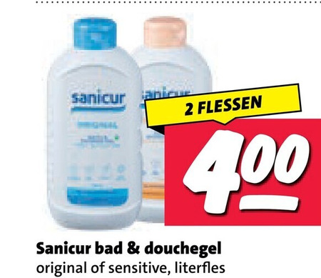 Sanicur   douchegel folder aanbieding bij  Nettorama - details