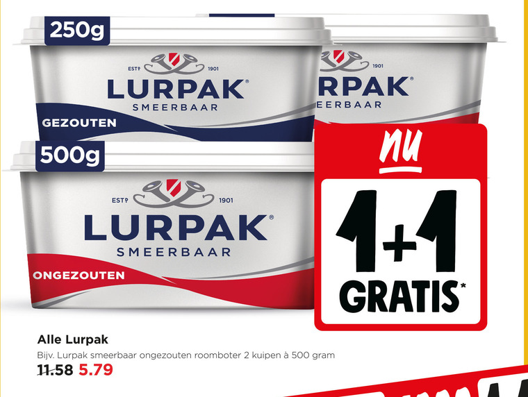 lurpak roomboter 1 2 500 1901 smeerbaar gezouten ongezouten folder aanbieding bij Jumbo lurpak roomboter folder aanbieding bij Jumbo - details