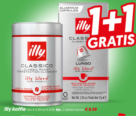 Illy   koffiebonen, koffie folder aanbieding bij  Dekamarkt - details