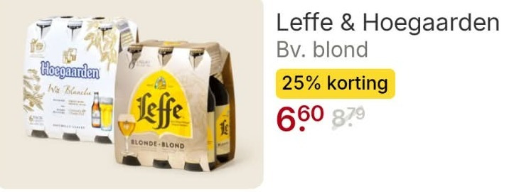 hoegaarden leffe speciaalbieren blikjes bier 25 wa blanche blonde blond folder aanbieding bij Picnic Hoegaarden speciaalbier, blikje bier folder aanbieding bij Picnic - details
