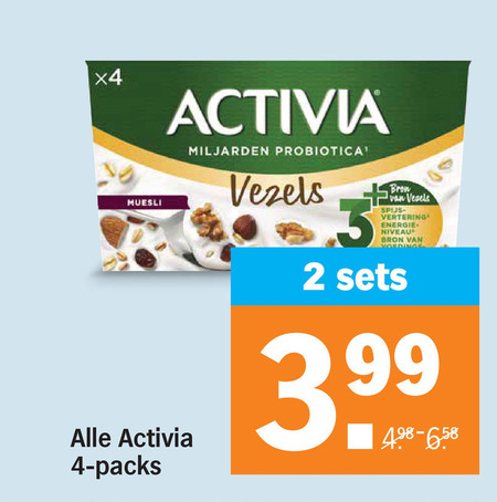 Danone Activia   vruchtenyoghurt folder aanbieding bij  Albert&nbsp;Heijn - details