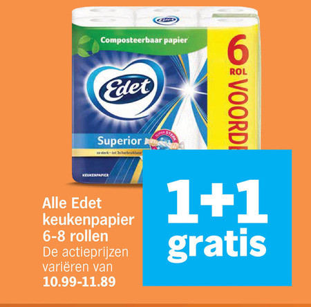 Edet   keukenpapier folder aanbieding bij  Albert&nbsp;Heijn - details