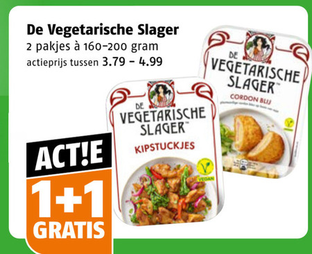 De vegetarische Slager   vegetarisch folder aanbieding bij  Poiesz - details