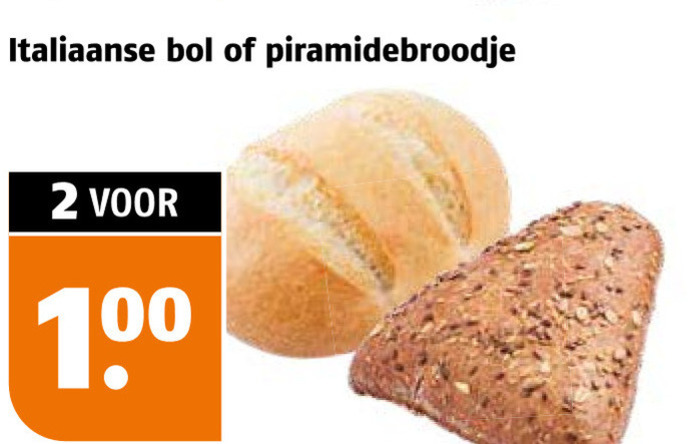 broodjes bolletjes 2 100 italiaanse bol folder aanbieding bij Poiesz