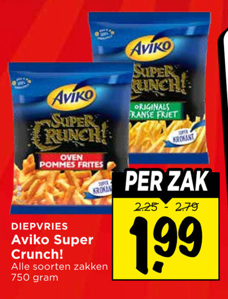 Aviko   patat folder aanbieding bij  Vomar - details