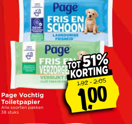 Page   vochtig toiletpapier folder aanbieding bij  Vomar - details