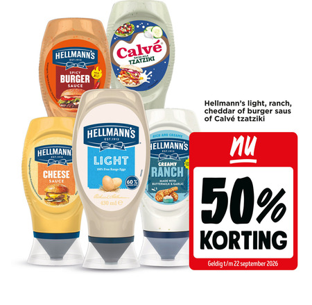 Hellmans   snacksaus folder aanbieding bij  Jumbo - details