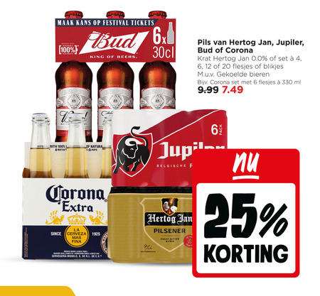 Hertog Jan   blikje bier folder aanbieding bij  Jumbo - details