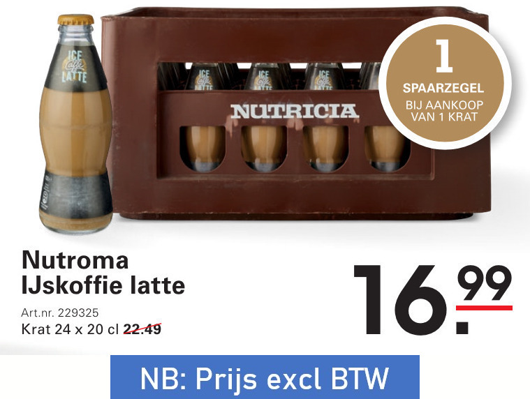 nutroma ijskoffie 1 20 24 nutricia krat latte folder aanbieding bij Sligro Nutroma ijskoffie folder aanbieding bij Sligro - details