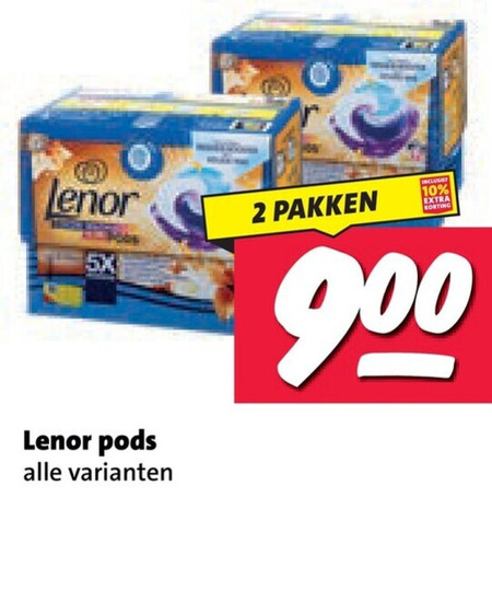 lenor wasmiddel 2 10 5x pakken folder aanbieding bij Nettorama Lenor wasmiddel folder aanbieding bij Nettorama - details
