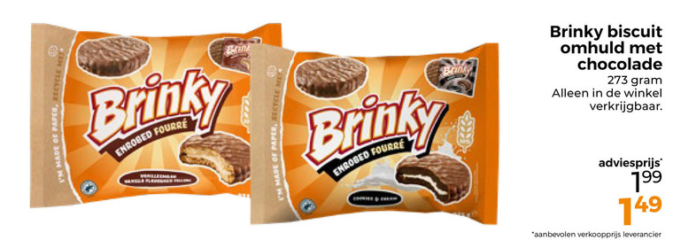 Brink   biscuits folder aanbieding bij  Trekpleister - details