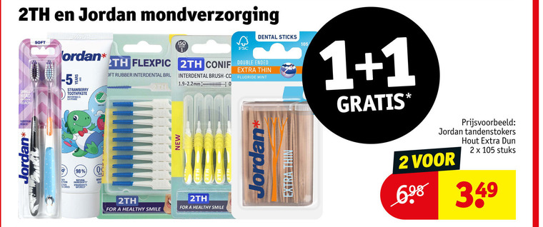 2TH   tandenstokers folder aanbieding bij  Kruidvat - details