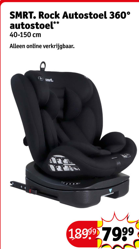 autokinderzitje 360 rock autostoel 40-150 cm online folder aanbieding bij Kruidvat