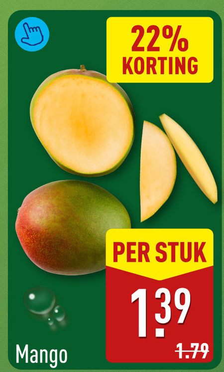 mango 22 stuk folder aanbieding bij Aldi