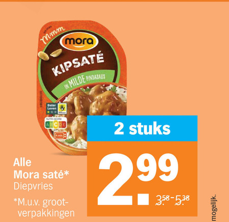 Mora   satevlees folder aanbieding bij  Albert&nbsp;Heijn - details