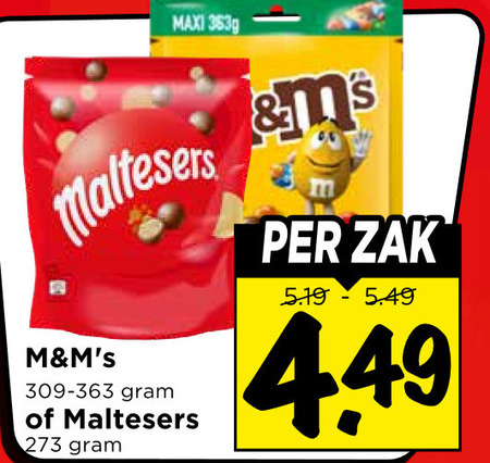 Maltesers   chocolade folder aanbieding bij  Vomar - details