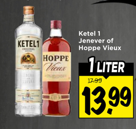 hoppe ketel 1 jenever vieux 20 ketel1 original liter folder aanbieding bij Vomar Ketel 1 jenever, vieux folder aanbieding bij Vomar - details