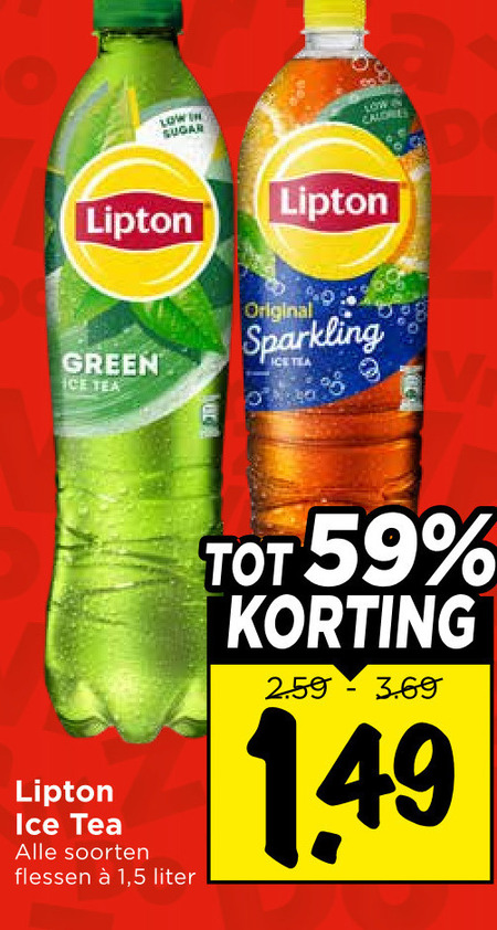 Lipton   ice tea folder aanbieding bij  Vomar - details
