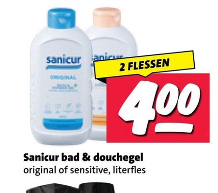 Sanicur   douchegel folder aanbieding bij  Nettorama - details