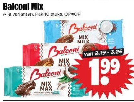 Balconi   koek folder aanbieding bij  Dirk - details