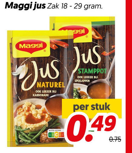 Maggi   jus folder aanbieding bij  Dekamarkt - details