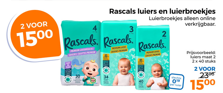 luiers 2 3 4 10 12 19 30 40 1500 15 premium luierbroekjes culottes uniseks online lus luier maat stuks folder aanbieding bij Trekpleister