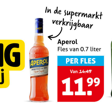Aperol   aperitief folder aanbieding bij  Hoogvliet - details