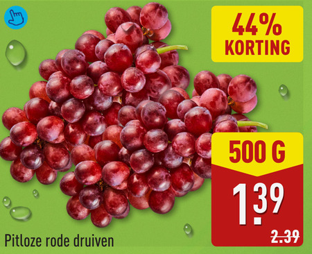 druiven 44 500 pitloze rode folder aanbieding bij Aldi