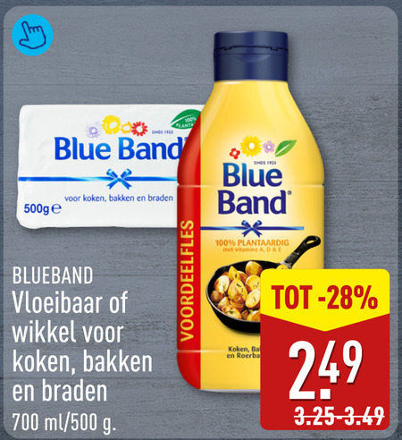 Blue Band   olie en vetten, margarine folder aanbieding bij  Aldi - details