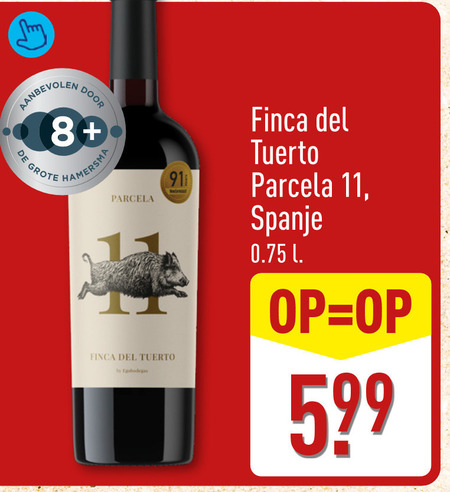 rode wijn 11 8 hamersma by spanje l folder aanbieding bij Aldi