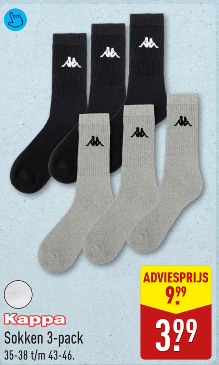 Kappa   sportsokken folder aanbieding bij  Aldi - details