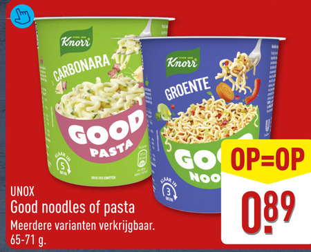 Knorr   noodles folder aanbieding bij  Aldi - details