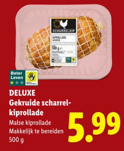 kiprollade 500 scharrelkip ge beter leven gekruide scharrelei malse bereiden 5.99 folder aanbieding bij Lidl