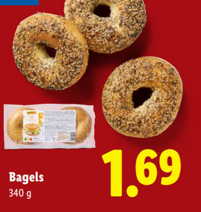 bagels folder aanbieding bij Lidl