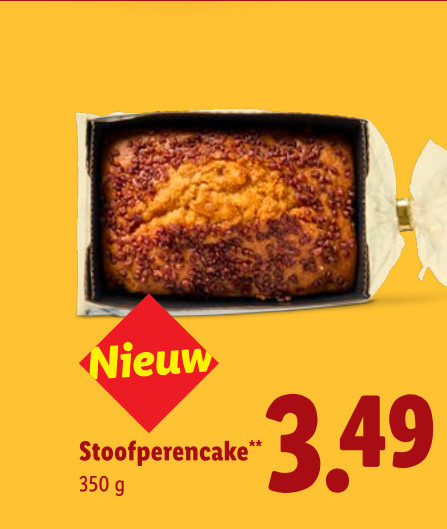 cake 350 stoofperencake folder aanbieding bij Lidl